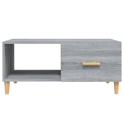 Tavolino Salotto Grigio Sonoma 89,5x50x40 cm Legno Multistrato | homemem39