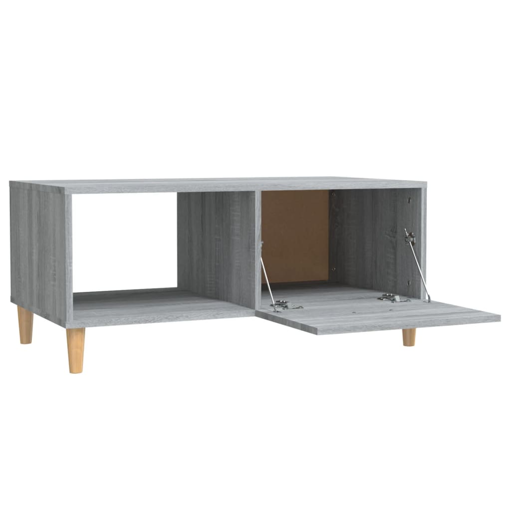 Tavolino Salotto Grigio Sonoma 89,5x50x40 cm Legno Multistrato | homemem39