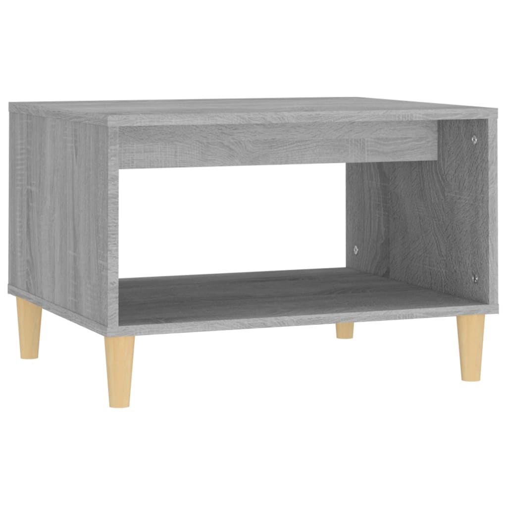 Tavolino da Salotto Grigio Sonoma 60x50x40 cm Legno Multistrato | homemem39