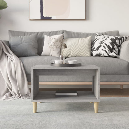 Tavolino da Salotto Grigio Sonoma 60x50x40 cm Legno Multistrato | homemem39