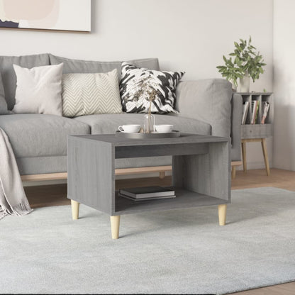 Tavolino da Salotto Grigio Sonoma 60x50x40 cm Legno Multistrato | homemem39