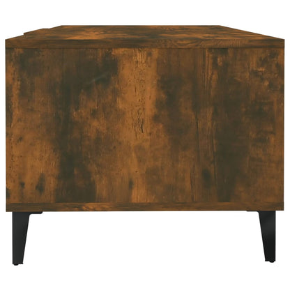 Tavolino da Salotto Rovere Fumo 102x50x40 cm Legno Multistrato | homemem39