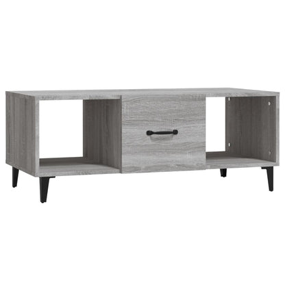 Tavolino da Salotto Grigio Sonoma 102x50x40cm Legno Multistrato | homemem39