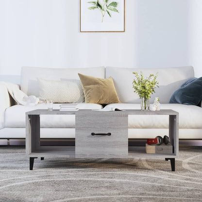 Tavolino da Salotto Grigio Sonoma 102x50x40cm Legno Multistrato | homemem39