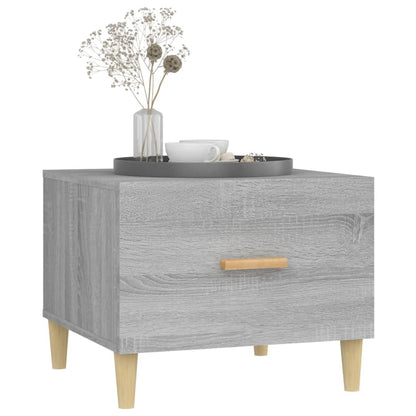 Tavolini Salotto 2pz Grigio Sonoma 50x50x40cm Legno Multistrato | homemem39