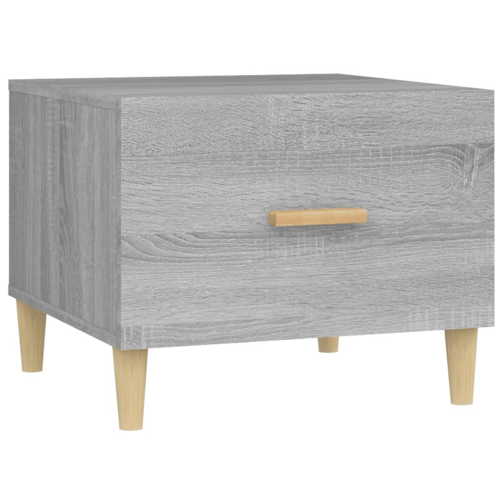 Tavolini Salotto 2pz Grigio Sonoma 50x50x40cm Legno Multistrato | homemem39