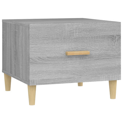 Tavolini Salotto 2pz Grigio Sonoma 50x50x40cm Legno Multistrato | homemem39