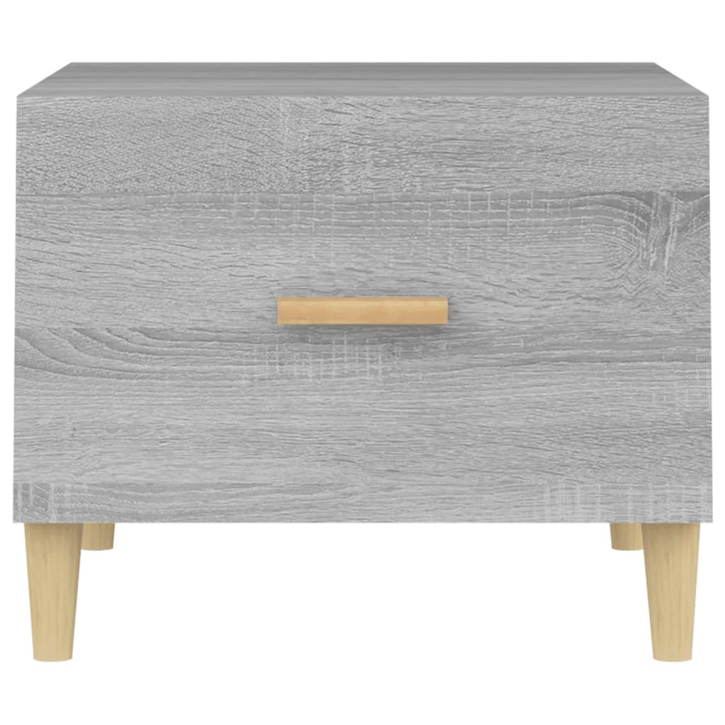 Tavolini Salotto 2pz Grigio Sonoma 50x50x40cm Legno Multistrato | homemem39