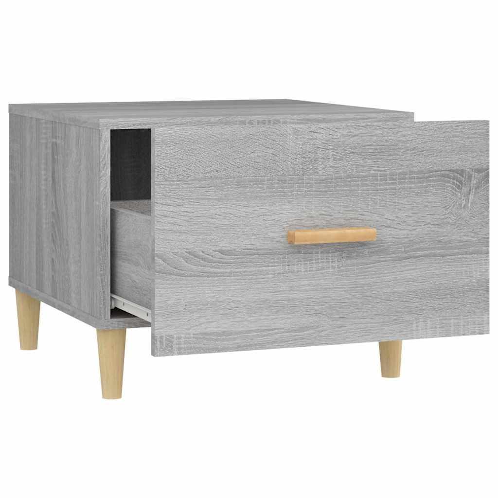 Tavolini Salotto 2pz Grigio Sonoma 50x50x40cm Legno Multistrato | homemem39