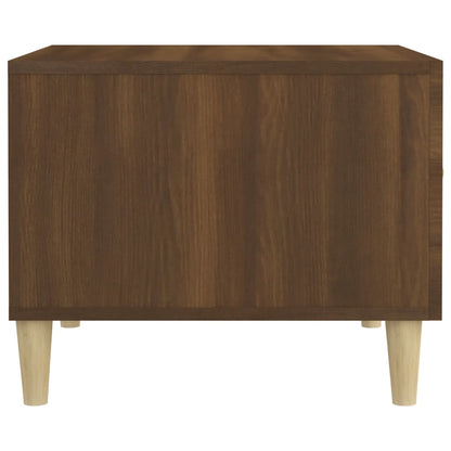 Tavolini Salotto 2 pz Rovere Marrone 50x50x40 Legno Multistrato | homemem39