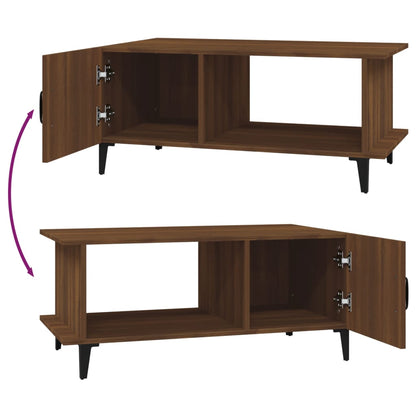 Tavolino da Salotto Rovere Marrone 90x50x40cm Legno Multistrato | homemem39