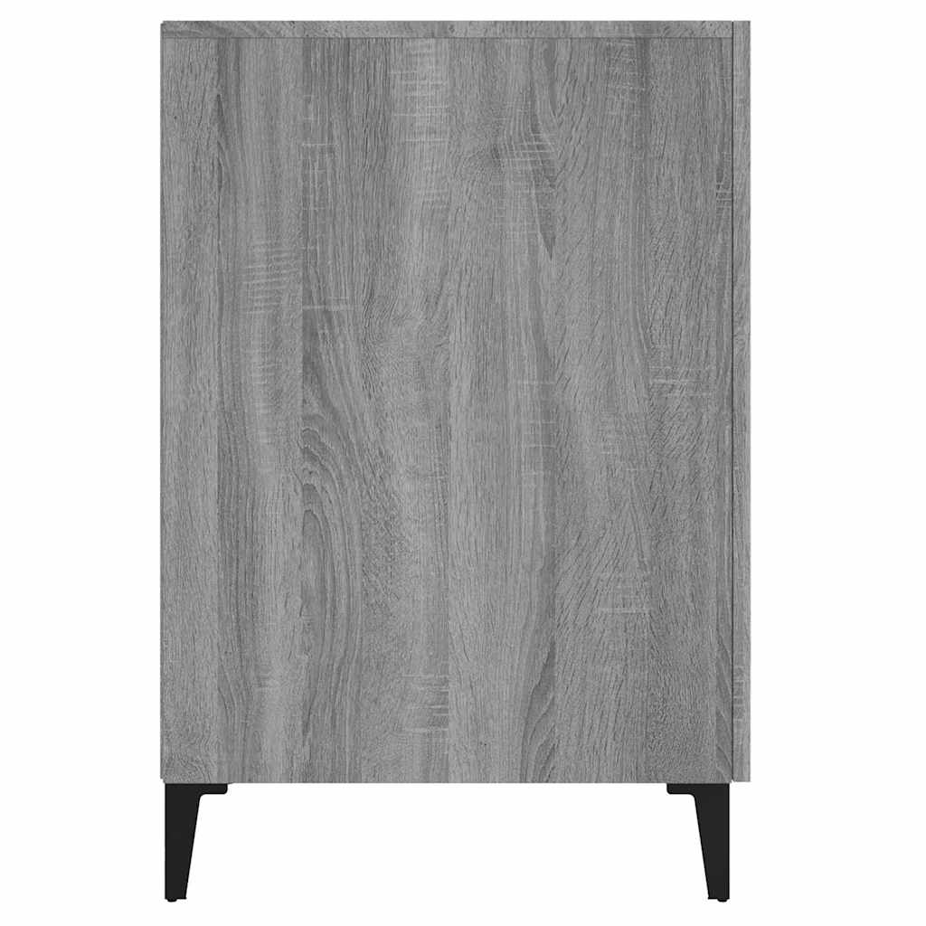 Scrivania Grigio Sonoma 140x50x75 cm in Legno Multistrato