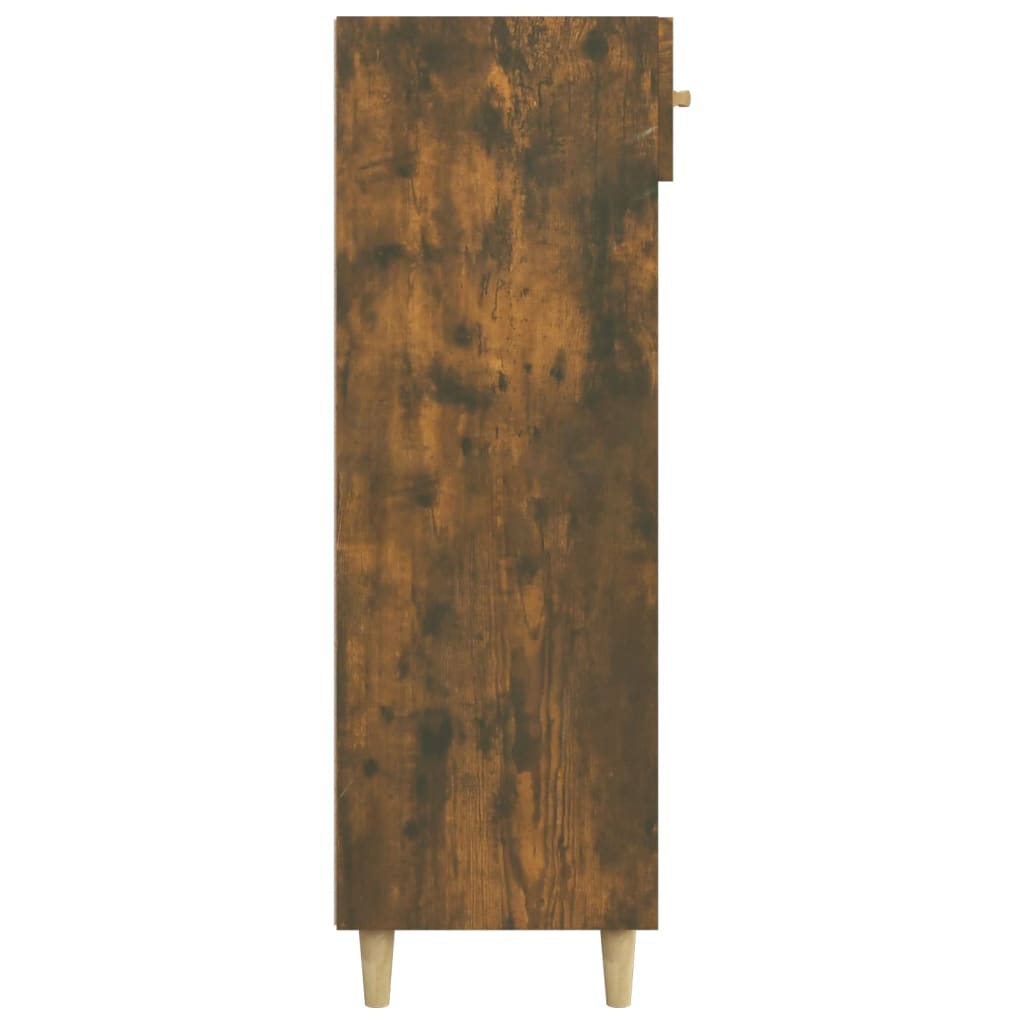 Scarpiera Rovere Fumo 60x35x105 cm in Legno Multistrato | homemem39