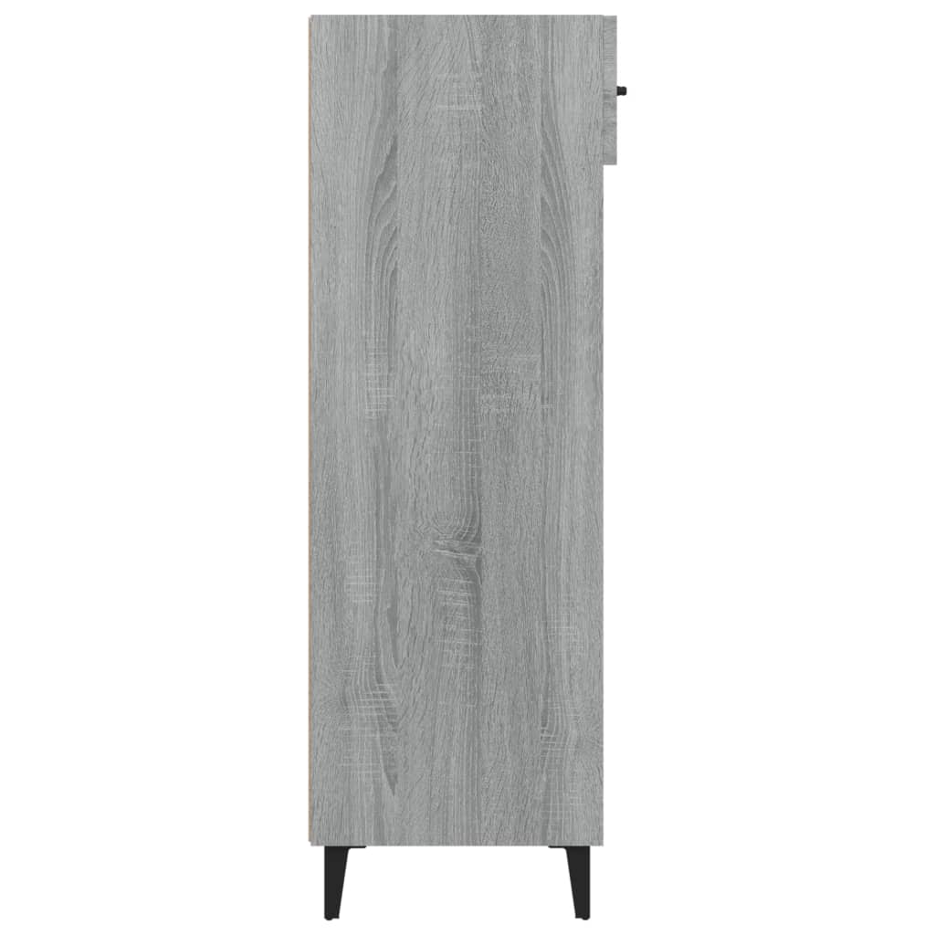 Scarpiera Grigio Sonoma 60x35x105 cm in Legno Multistrato - homemem39