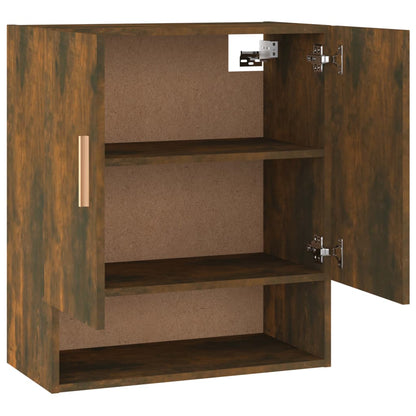 Armadietto a Muro Rovere Fumo 60x31x70 cm in Legno Multistrato - homemem39