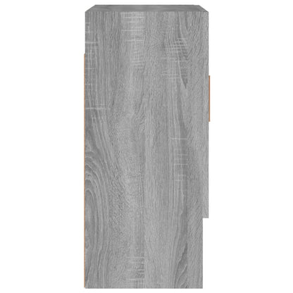 Armadietto a Muro Grigio Sonoma 60x31x70cm in Legno Multistrato | homemem39
