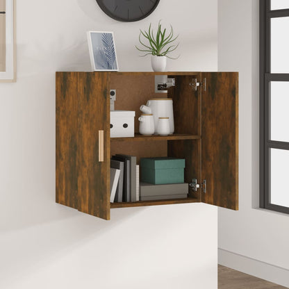 Mobile Pensile Rovere Fumo 60x30x60 cm Legno Multistrato | homemem39