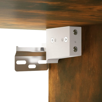 Mobile Pensile Rovere Fumo 60x30x60 cm Legno Multistrato | homemem39