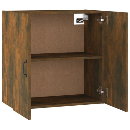 Mobile Pensile Rovere Fumo 60x31x60 cm Legno Multistrato