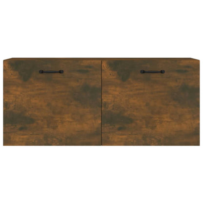 Mobile a Parete Rovere Fumo 80x36,5x35 cm in Legno Multistrato | homemem39