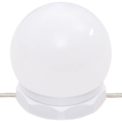 Mobile a Specchio con LED Rovere Fumo 91x15x76,5 cm
