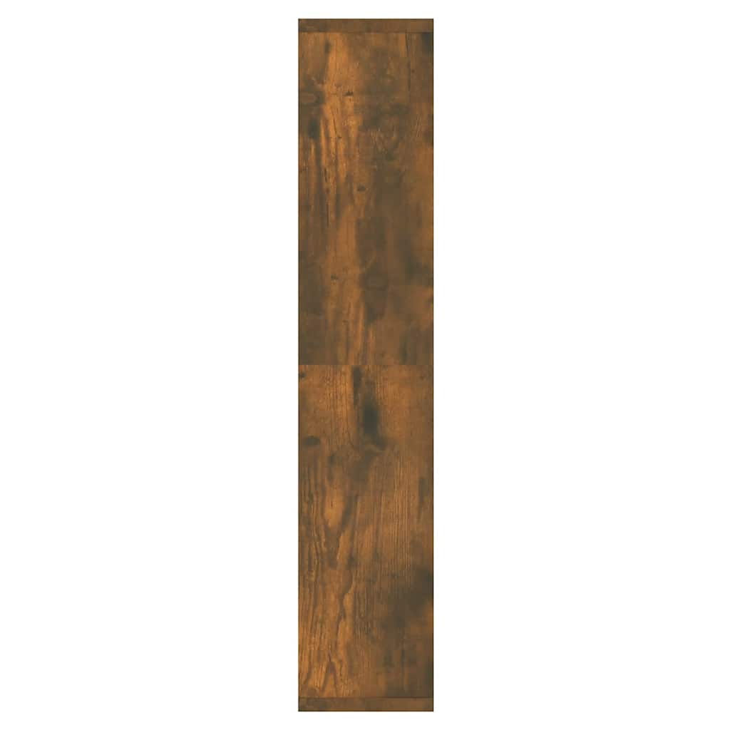 Mobile a Specchio con LED Rovere Fumo 91x15x76,5 cm | homemem39