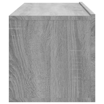Mobili TV Muro 2pz Grigio Sonoma 100x30x30 cm Legno Multistrato - homemem39