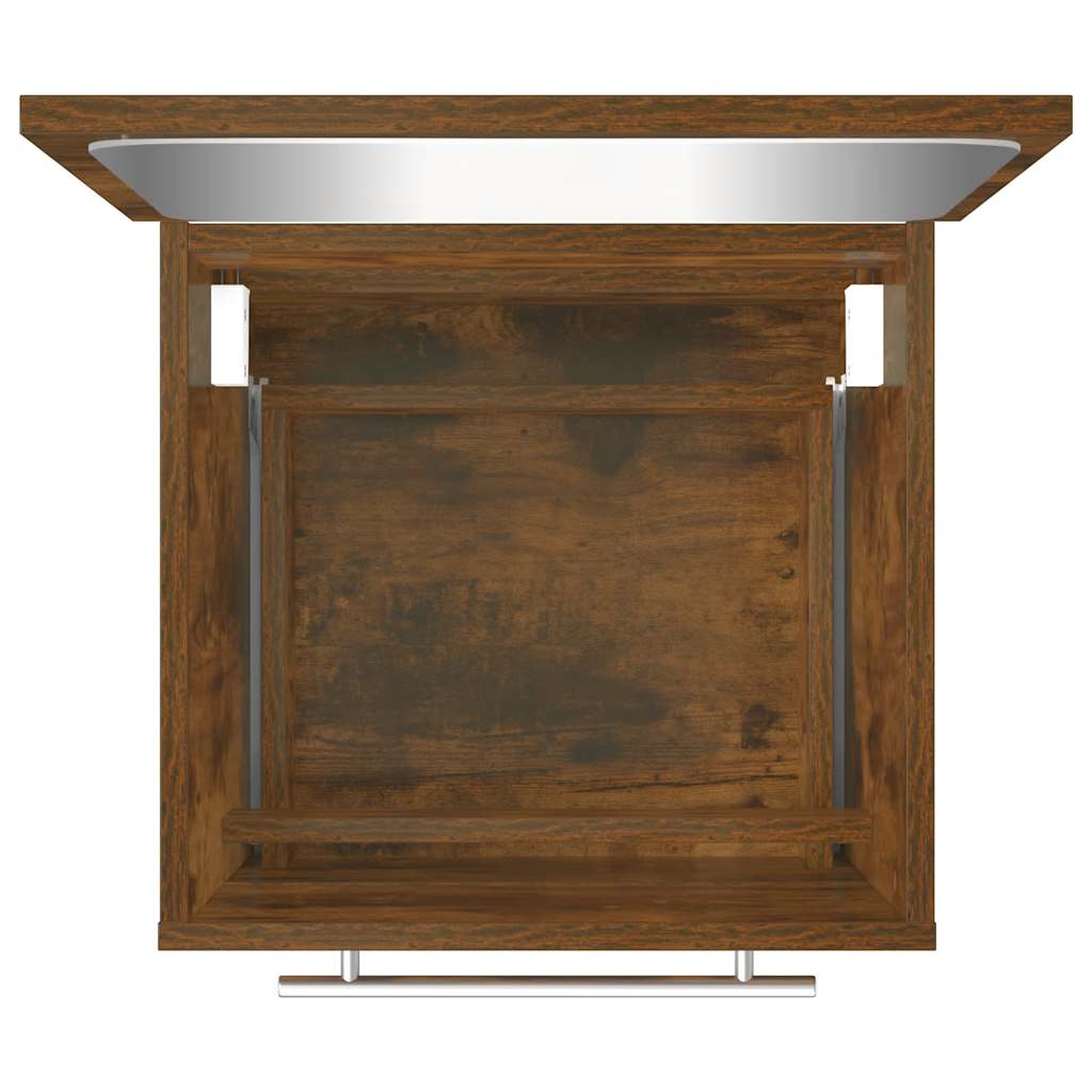 Mobile da Bagno con Specchio Rovere Fumo 41x38,5x48 cm | homemem39
