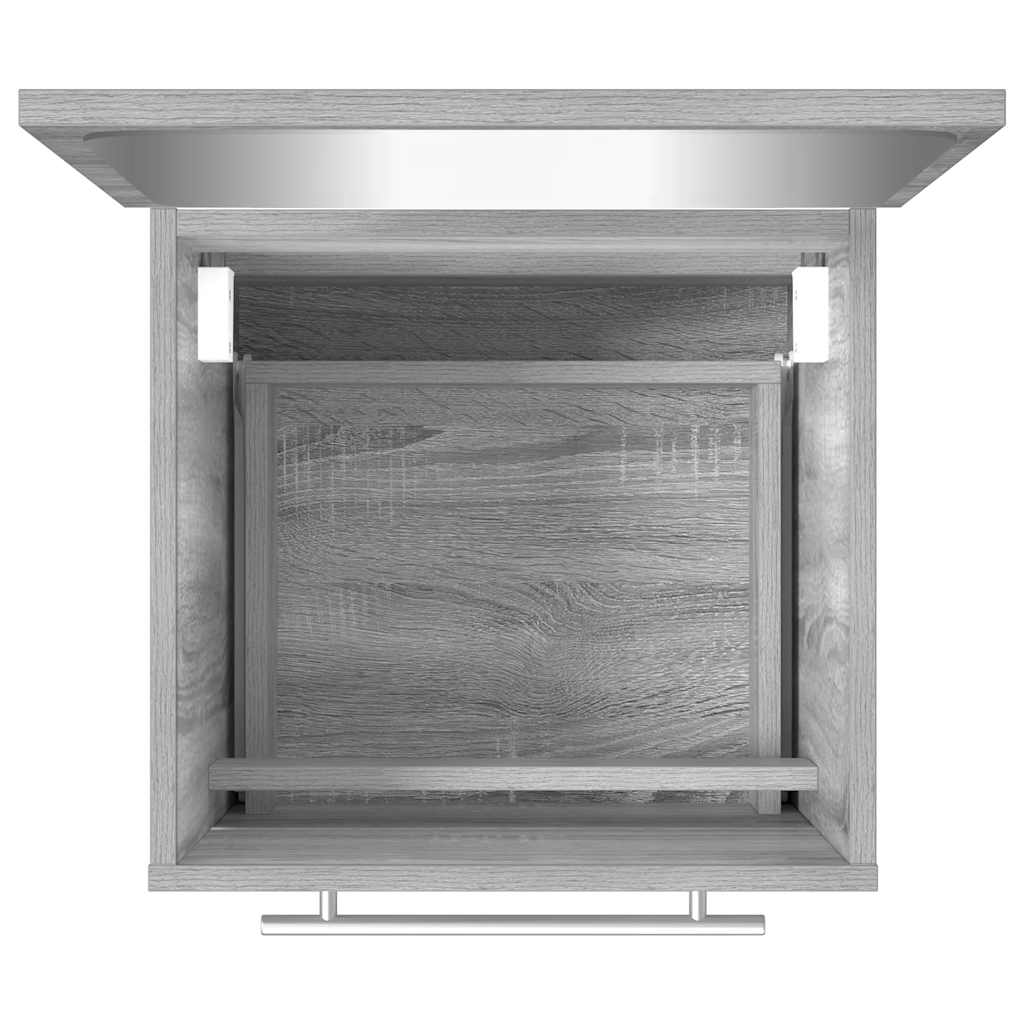 Mobile da Bagno con Specchio Grigio Sonoma 41x38,5x48 cm | homemem39