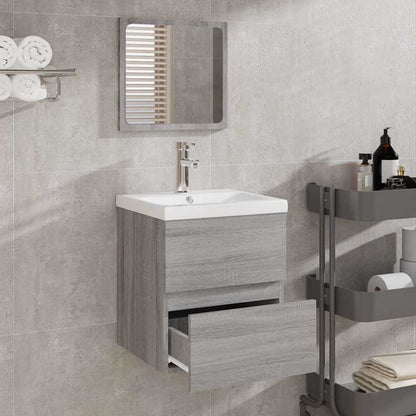Mobile da Bagno con Specchio legno multistrato