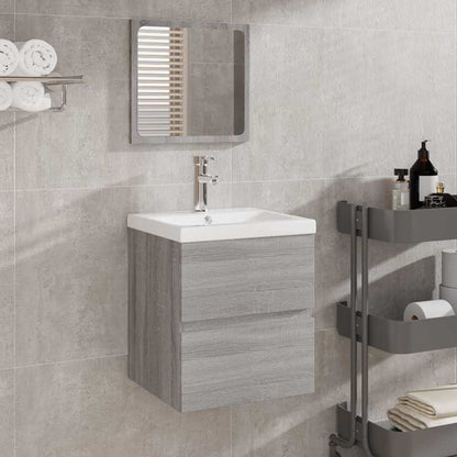 Mobile da Bagno con Specchio legno multistrato