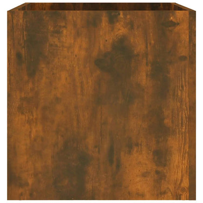 Fioriera Rovere Fumo 40x40x40 cm in Legno Multistrato