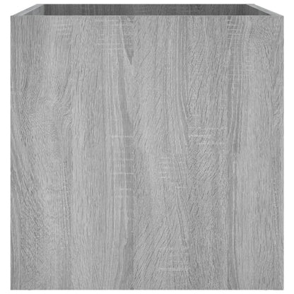 Fioriera Grigio Sonoma 40x40x40 cm in Legno Multistrato - homemem39