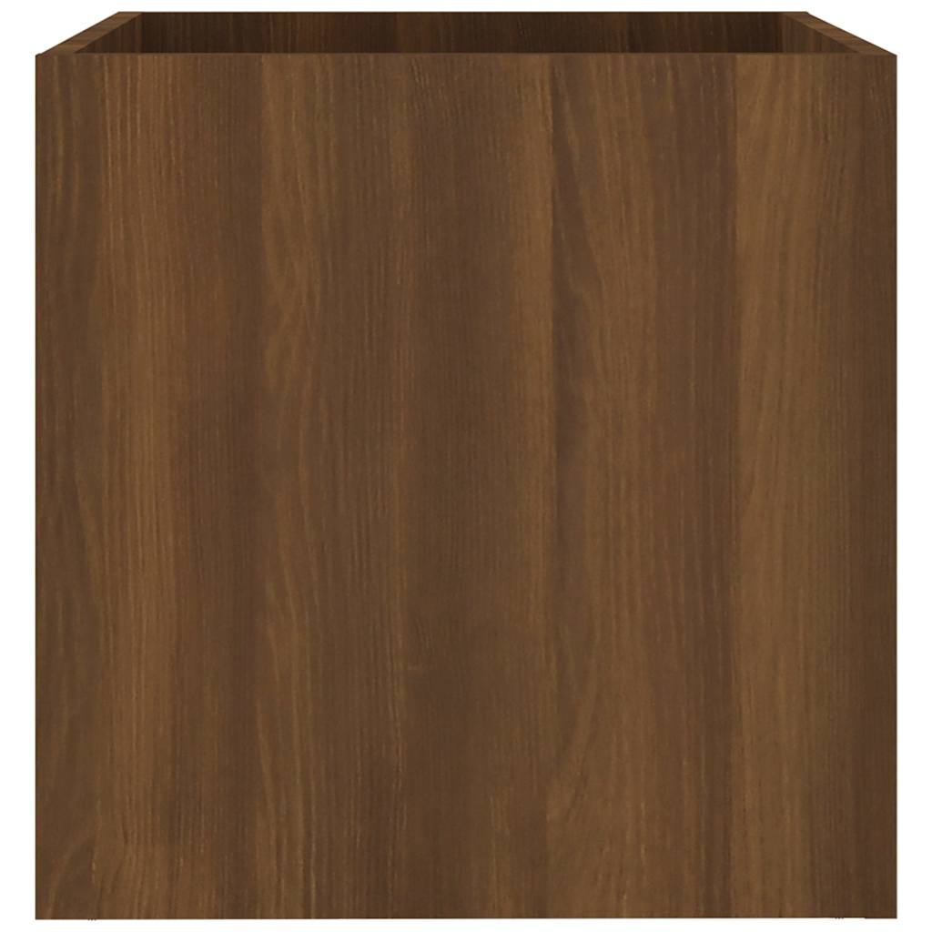 Fioriera Rovere Marrone 40x40x40 cm in Legno Multistrato | homemem39