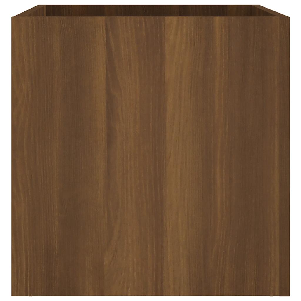 Fioriera Rovere Marrone 40x40x40 cm in Legno Multistrato | homemem39