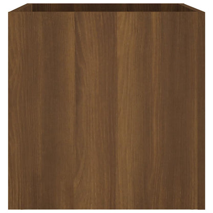 Fioriera Rovere Marrone 40x40x40 cm in Legno Multistrato | homemem39