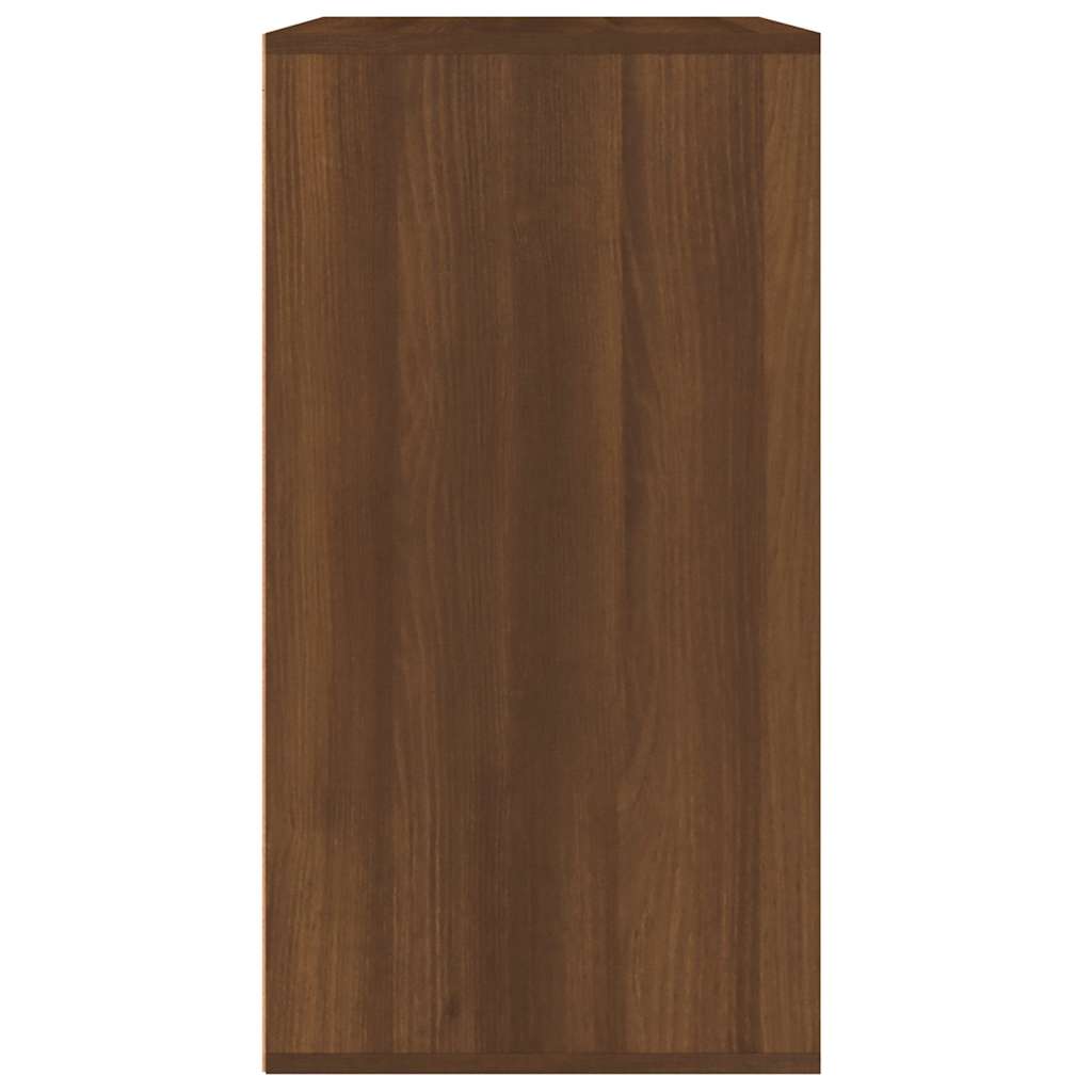 Armadietto per Cosmetici Rovere Marrone 80x40x75 cm in Legno
