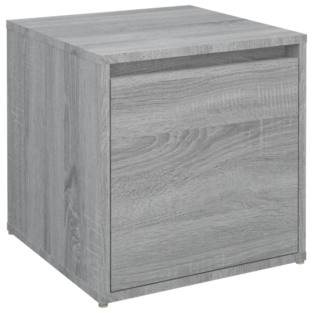 Cassetto Contenitore Grigio Sonoma 40,5x40x40 cm in Multistrato - homemem39