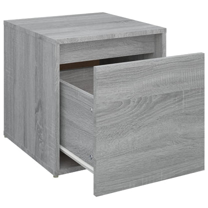 Cassetto Contenitore Grigio Sonoma 40,5x40x40 cm in Multistrato - homemem39