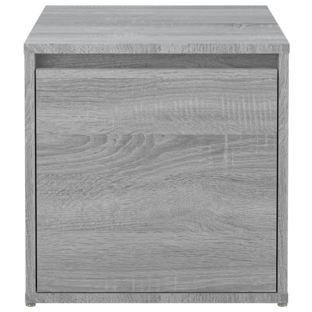 Cassetto Contenitore Grigio Sonoma 40,5x40x40 cm in Multistrato - homemem39