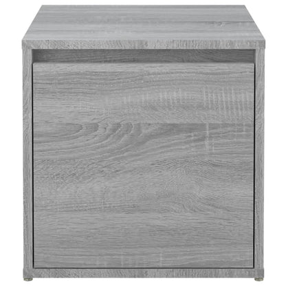 Cassetto Contenitore Grigio Sonoma 40,5x40x40 cm in Multistrato - homemem39