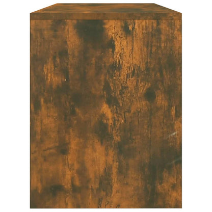 Sgabello da Toeletta Rovere Fumo 70x35x45 cm Legno Multistrato - homemem39