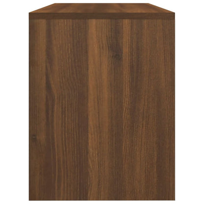 Sgabello da Toeletta Marrone Fumo 70x35x45 cm Legno Multistrato - homemem39