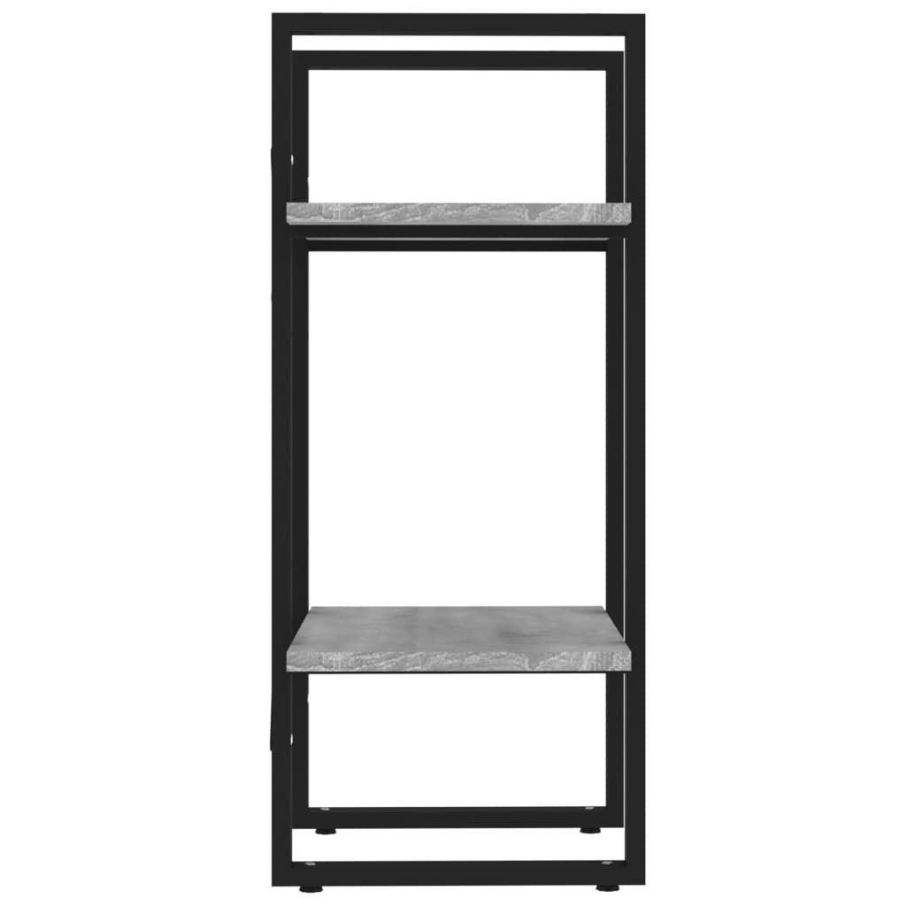 Libreria a 2 Ripiani Grigio Sonoma 40x30x70cm Legno Multistrato | homemem39