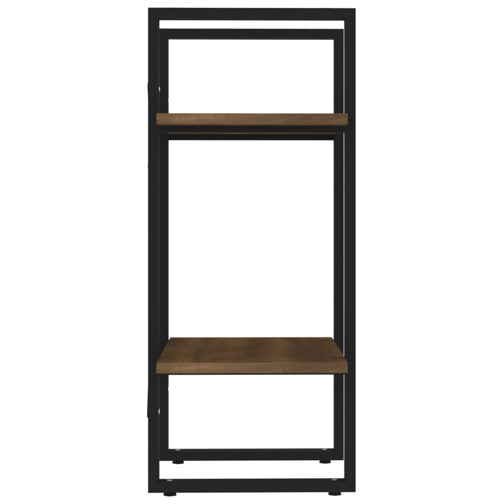Libreria 2 Ripiani Rovere Marrone 40x30x70 cm Legno Multistrato | homemem39