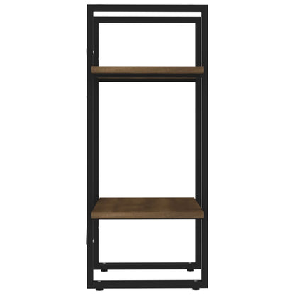 Libreria 2 Ripiani Rovere Marrone 40x30x70 cm Legno Multistrato | homemem39