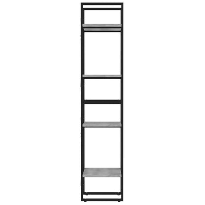 Libreria 4 Ripiani Grigio Sonoma 40x30x140 cm Legno Multistrato | homemem39