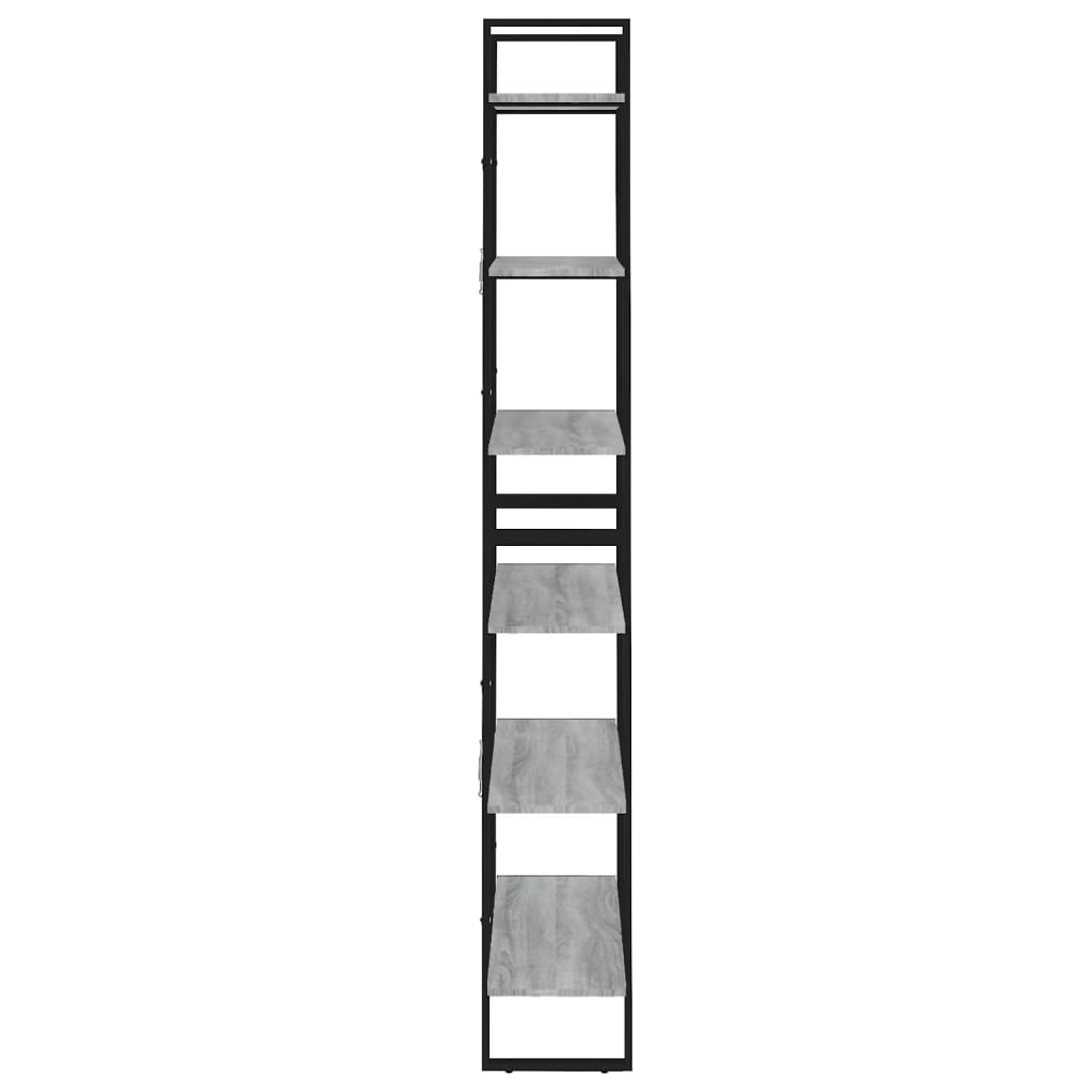 Scaffale Alto Grigio Sonoma 80x30x210 cm in Legno Multistrato | homemem39