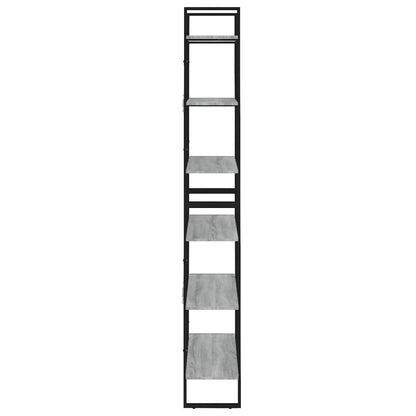 Scaffale Alto Grigio Sonoma 80x30x210 cm in Legno Multistrato | homemem39