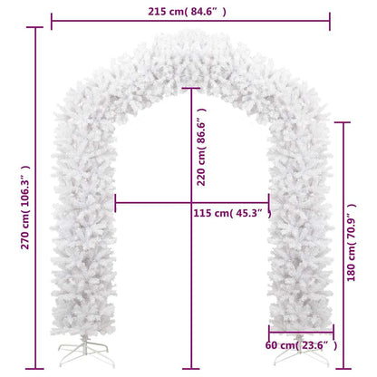 Albero di Natale ad Arco Bianco 270 cm | homemem39